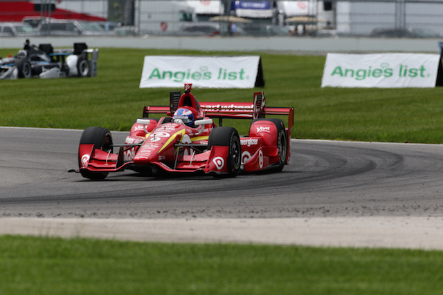 Scott Dixon clocked the fastest time of the two practice runs