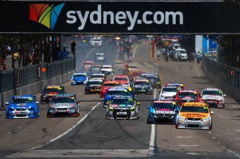 The Dunlop Series field in Sydney