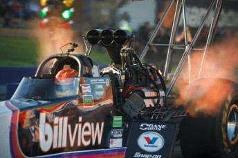 Martin Stamatis on his way to victory at the Perth Motorplex. Pic: Phil Luyer (High Octane Photos)