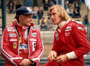 Niki Lauda and James Hunt. Pic: ESPN