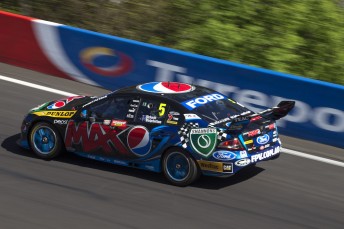 The Ford Falcon FG driven by Mark Winterbottom and Steve Richards at Bathurst 