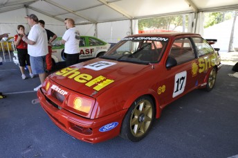 The Sierra that Dick Johnson is now driving in the Pirtek Australian Legends at the SuperGP