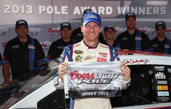 Dale Earnhardt Jr. will start off the pole at 