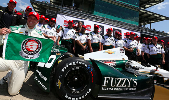 Ed Carpenter claims successive poles for the Indy 500