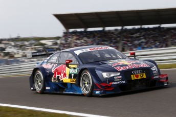 Mattias Ekstrom breaks the four-ring marque