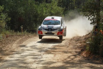 Eli Evans lifts off in Power Stage