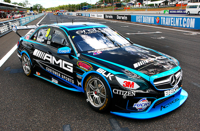 Both Erebus V8 Supercars will sport primary AMG Customer Sports branding at Hidden Valley