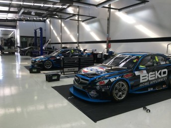 Both cars will run with Beko branding at Symmons Plains