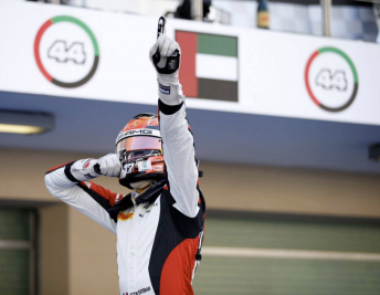 Esteban Ocon crowned GP3 Series champion. pic: Sam Bloxham/GP3 Series Media Services