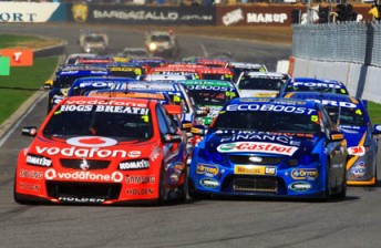 thumb Jamie Whincup and Mark Winterbottom at Barbagallo Raceway