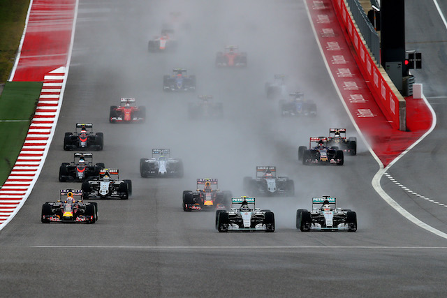 The United States Grand Prix was plagued by heavy rain last year