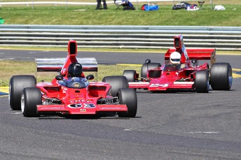 Andrew Robson and Paul Zazryn in their Lola T332s
