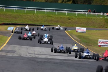 The Formula Ford field at Sandown 