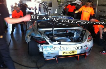 thumb The damaged Erebus Racing SLS