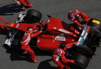 Ferrari continued its strong testing form in Jerez