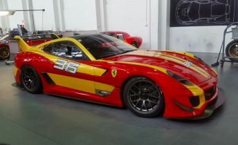 The recently purchased Ferrari 599XX Evo