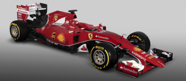 The SF15-T which will be campaigned by Sebastian Vettel and Kimi Raikkonen