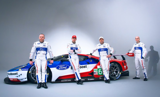 Ford unveils its four man FIA WEC driver line up