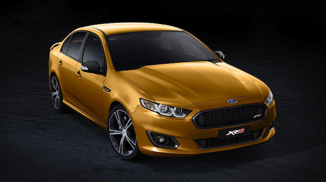 An official image of the final Ford Falcon