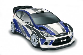 The all-new Fiesta RS World Rally Car