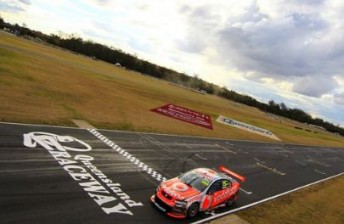 Craig Lowndes at Queensland Raceway