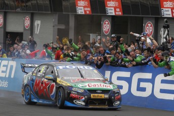 Mark Winterbottom guided the now up for sale  FPR Falcon to victory at Bathurst in 2013  