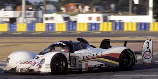 Brabham took the checkered flag in the Peugeot 905 to win the 1993 Le Mans 24-hour
