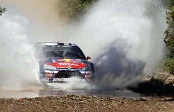Sebastien Ogier on his way to victory in Portugal. Photo: GEPA pictures/ Citroen