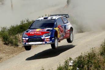 Sebastien Ogier is on track for his maiden victory in Portugal. Pic: GEPA pictures/ Citroen