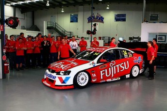 Garry Rogers unveiled its 2010 sponsor Fujitsu in November last year