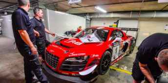 The Audi R8 of  Edoardo Mortara was quickest in opening GT Asia practice in Macau