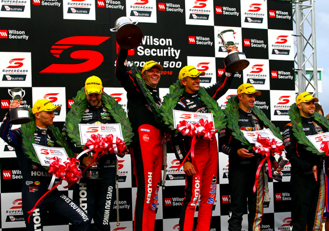 Tander and Luff atop the podium
