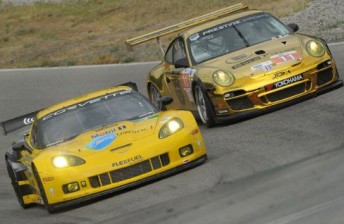 Oliver Gavin competes with Corvette Racing in the ALMS