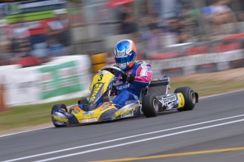 George Geranis was a surprise new winner in the CIK Stars of Karting Series (PIC: AFimages.com.au)