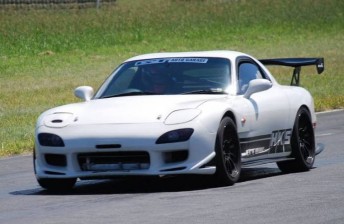 The Mazda RX-7 Steve Glenney will drive at the World Time Attack Challenge