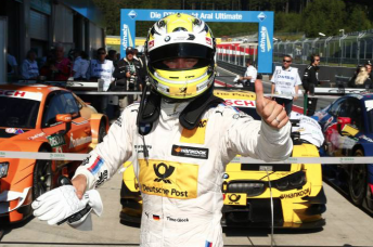Timo Glock acknowledges a comfortable win in Austria