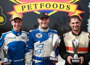 Gowans flanked by Masini and Pingel