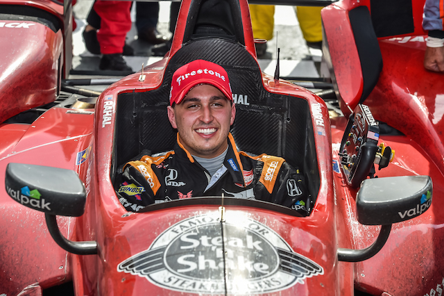 Graham Rahal is currently second in the IndyCar standings
