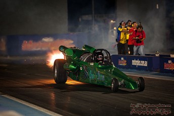 Pieter DeWit in Gravity Storm before it went horribly wrong (PIC: Perth Motorplex/Highoctanephotos.com)