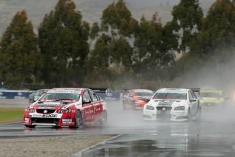 Greg Murphy claims clean sweep in opening V8 SuperTourer round in New Zealand. Pic: Andrew Bright