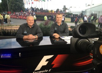 Greg Rust hosted his final F1 race for Network Ten last night