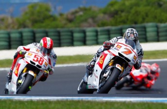Aoyama and Simoncelli at Phillip Island