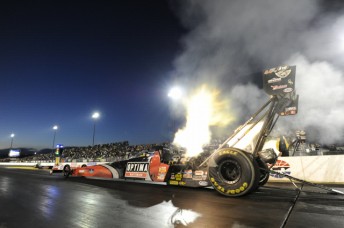 Dave Grubnic was the pace-setter in Top Fuel qualifying at Sonoma