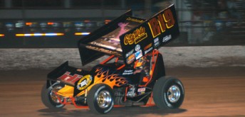 National Sprintcar Hall of Famer Jac Haudenschild was victorious at Knoxville Raceway