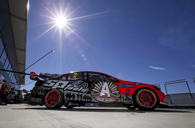 The HRT have decided to continue ANZAC livery for its Commodores for a second consecutive round in Perth