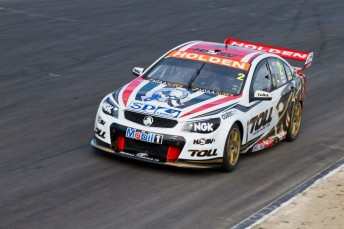 The red team turns a shade of black and white for Sandown