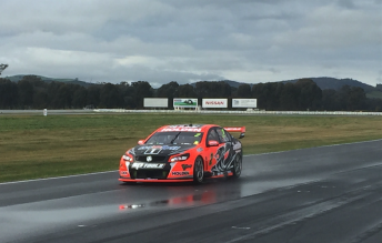 Garth Tander on track at Winton today