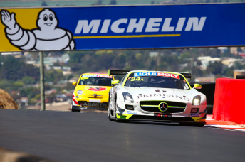 The HTP Mercedes took second after a fraught weekend