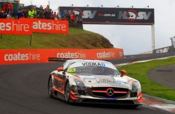 Hackett at the Bathurst GT round last month