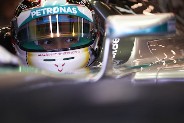 Lewis Hamilton topped the times in Friday practice at Austin